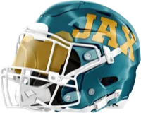 Jacksonville Jaguars helmet