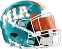 Miami Dolphins helmet
