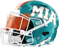 Miami Dolphins helmet